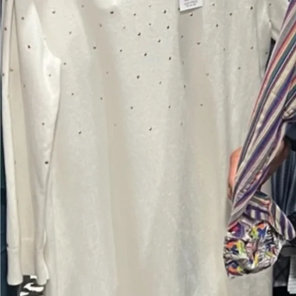 Michael Kors Cream Studded Sweater Dress - Picture 4 of 5